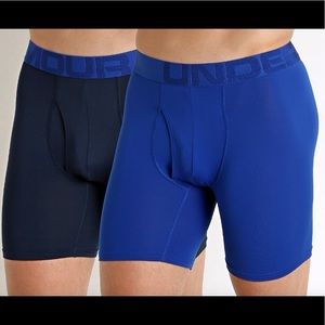 Under Armour 2 Pack BoxerJock 6-in Royal Blue Men's 1330637 400